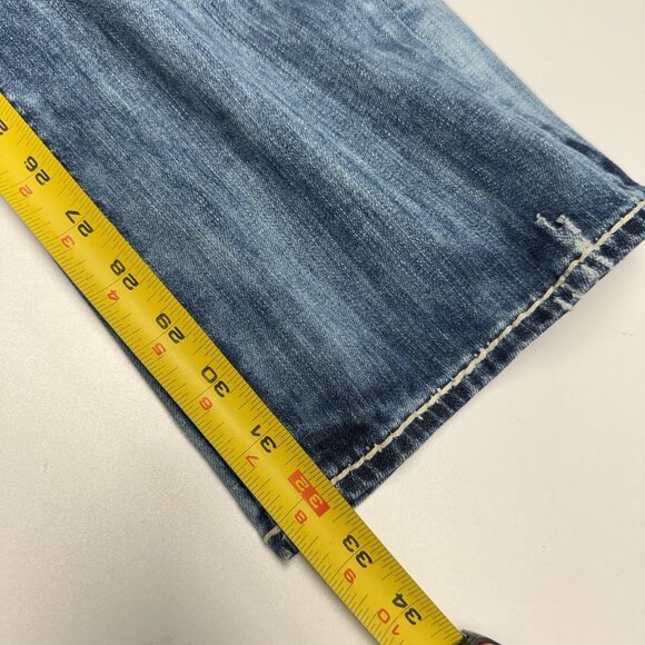 Rock Revival Becky Boot Cut Jeans Womens 28 (29x32.5) Y2K Blue - Picture 13 of 15